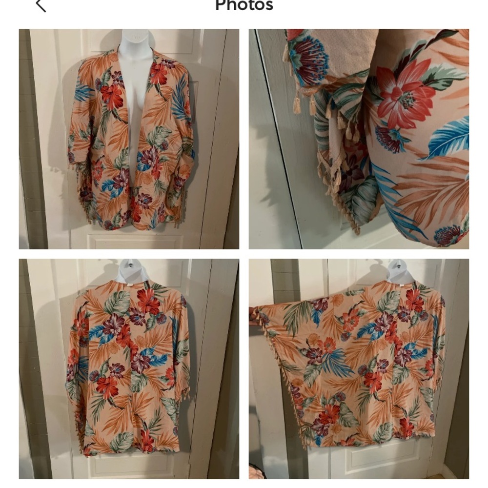 Freshwater kimono top
